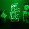 Tongyundacheng Gioco Undertale Luce Notturna Anime 3D Illusione Lampada 7 Colori Touch Remote Sonno Lampada per Bambini Camera Da Letto Decor Creativo Lampada Da Tavolo Regalo di Compleanno