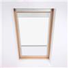 Classic Roof Blinds Tenda Oscurante Classic per Finestre Velux, Tenda avvolgibile oscurante, Codice finestra S01 Bianca
