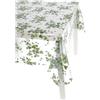 Casatessile Tovaglia Trasparente plastificata Italiana Cristallo Fantasia Tovaglia PVC Plasticata Esterno - VAR. 2, 4 posti 140X140 cm.