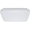 Vivida International GIULY Plafoniera a LED 18W Quadrata, Bianca, 3000K, 1300 Lm, PMMA + Metallo, 330 x 330 mm