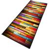MENGH Tappeto Runner Antiscivolo Lavabile Disegno Geometrico 3D, Spessore 6 mm, Geometrico Tappeto Runner per Cucina e Bagn, Soggiorno, corridoio 50x120cm