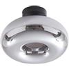 Lindby Plafoniera dimmerabile (Moderno) colore Nero, in Vetro ad es. Corridoio plafoniera lampada