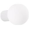 SOLLUX lighting Lampada da Parete Interno - Applique da Parete in Alluminio e Vetro -1 Paralume - Lampadina LED - Bianco Halo