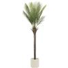ML DESIGN modern living ML-Design Palma Artificiale 180 cm Piante Artificiali Grandi Piante Finte Tropicale Pianta Artificiale Decorazione in Plastica in Vaso per Interni/Esterni Albero Artificiale Come Vero per Soggiorno