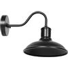 PERSELOSO Applique da Parete Vintage in Ferro Nero E27 /220v Lampada da Esterno per Bagno e Hotel Stile Artistico