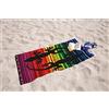 IlGruppone Telo Mare in Morbida Spugna Jacquard Antisabbia Spiaggia Piscina 380 Gr 100% Pregiato Cotone Egiziano - SunESurf