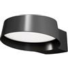 MAYTONI DECORATIVE LIGHTING Lampada da parete a LED Share Metallo grafite 1200 LM 3000K Per soggiorno, cucina, camera da letto, sala da pranzo, ufficio