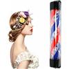Treeisland LED Barber Pole Light, rosso bianco blu strisce rotanti Barber Pole a parete Barber Pole Rotating Light per parrucchiere Barbershop