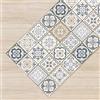 IlGruppone Tappeto Cucina Antiscivolo Made in Italy Passatoia Antimacchia Multiuso Corridoio Soggiorno Lavabile in Lavatrice - 50x250 - PiastrellaMod2
