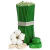 Diveevo Candele Diveevo in cera d'api verde - Candele ortodosse per preghiera, rituali, decorazione da tavolo - Non tossiche, senza fuliggine, antigoccia, lunghe, prodotti sostenibili, 100 pezzi, altezza 16
