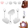 HItianya Luce con sensore tattile per borsa Love Wallet, Luce luminosa ricaricabile per borsa, Lampada a forma di cuore per borsa, Luces istantanea con un tocco (3, Nuvola)