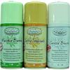 HygienFresh Profumo Deodorante Tessuti Abiti Tende DIVANI Speciale LAVANDERIE Tris igiensoft Idee Regalo 150 ml (Muschio Bianco, Soffio Tropicale, Caresse Blanche)