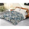 BANZAII TEXTILE INNOVATOR ONLINE Banzaii Trapunta Singola 170x260 cm Invernale in Ecopiuma da 380 gr/mq calda e morbida - Piumone Invernale Anallergico e Traspirante - Prodotto in Italia - Sara Acquamarina