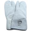 Erre4M Guanti da forno 3 dita polso da 15 cm professionali in pelle da 300°C