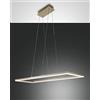 FABAS LUCE 3394-45-225 SOSPENSIONE BARD LED DIM 52W 4680lm COLORE ORO OPACO L:92X32 cm