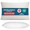 Michelangelo HomeRelax Cuscino Cervicale Alto Memory Foam + Federa Extra
