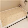 Z·Bling Tappetino Doccia Antiscivolo 50x70cm,Tappeto Bagno in Luffa,Tappeto Doccia Senza Ventose,Tappetino Vasca con Fori di Drenaggio,giallo