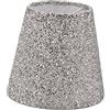 JISADER Lampada da tavolo Paralume parapolvere Clip su paralume in tessuto argentato Elegante per lampadari Lampada da terra Accessori di ricambio