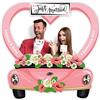 LARGE FORMAT Cornice per Selfie Personalizzata | Cornice per Feste ed Eventi aziendali 100 x 100 cm, a tema Wedding Car - Graf 1