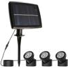 KINGCOO Luce solare subacquea per laghetto, impermeabile, lampada sommergibile, 18 LED, luce per acquario, per giardino, piscina, cortile, paesaggio, illuminazione esterna (bianco freddo)