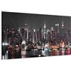 murando - Quadro New York 150x50 cm 1 Pezzo Stampa su Tela Strutturata XXL Quadri Moderni Murale Arte Moderno Grafica Decorazioni da Parete Pittura Immagini Decori Skyline NY Citta d-B-0087-b-a