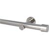 Sento Kit Bastone per Tende in Metallo 25mm Acciaio Inox Modern Montaggio a Muro 400 cm ALBANA