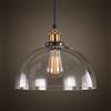 LIGKIN Lampada a Sospensione Industriale Vintage Lampadario Vetro E27 Lampada a soffitto Paralume in Vetro Illuminazione a Soffitto per Camera da letto Soggiorno Corridoio