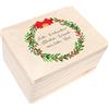 Creative Deco Scatola Regalo Natale Personalizzata, Decorazione Natalizia | In legno, personalizzata con testo, per donna, uomo e coppie, decorazione natalizia