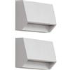 Lindby Applique LED da esterni (Moderno) colore Bianco, lampadina inclusa applique lampada outdoor per facciata/parete terrazzo e