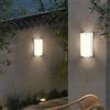 Partenopea® Applique lampada a LED Lampada da parete per muro esterno plafoniera balcone giardino androni impermeabile IP65 da 10W (Bianco, Luce Bianca naturale 4000K)