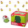 The Grinch Luci LED a Batteria Interni, Divertente Fata Lucine Decorative per Camera, Festa, Natale 1.7m (Verde 2D)