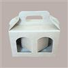Lucgel Scatola Astuccio Porta 2 Vasetti Salse Creme in Carta Avana 130x60H90mm - 10 pezzi -