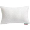 cuscini fiber - 1 Cuscino Letto Matrimoniale 45x75cm, Guanciale Letto con Fodera Massaggiante Soft, Cuscini Antiacaro Anallergico, Morbida Imbottitura in Fibra di Poliestere Made in Italy