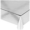 emmevi Tovaglia Trasparente Antimacchia Moderna Plastificata Lucida Copritavolo Pvc Mod.LUX 140X180 DIS_13