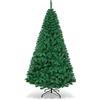GIANTEX Albero di Natale Verde 150/180/210/240 cm Folto Sintetico, Albero di Natale per Feste, Case, Uffici, Negozi, Bar, Supporto in Ferro, Rami Spessi (210 cm)