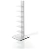 ZStyle BBB ITALIA Libreria SAPIENS a colonna verticale scaffale autoportante con ripiani (97 cm, Bianco)