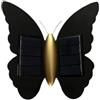 CashMuch Lampada da parete a forma di farfalla, a energia solare, IP65, impermeabile, per interni ed esterni, decorazione da giardino