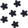 Blausky 60 pezzi 3 cm di toppe termoadesive, toppe floreali da applicare con il ferro da stiro, mini adesivi floreali, toppe ricamate, toppe da cucire fai da te per T-shirt, jeans, abbigliamento