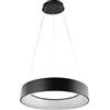 FAN EUROPE Luce Ambiente e Design Sospensione LED NOAH in alluminio nero 60W con funzione CCT 60 cm.