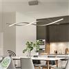 Lanekd Lampadari Lampada a Sospensione LED Cucina Tavolo da Pranzo Lampadario Soffitto Moderni Design Camera da letto Dimmerabile con Telecomando Sospeso Luce per Salotto Mobile Ufficio Bagno Sala Lampade