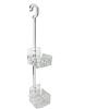 IKONA INNOVATION PLASTICS DESIGN IKONA Porta Shampoo Doccia Da Appendere al Soffione | Plexiglass sp.15 mm | Mensola Doccia Portasapone Portaoggetti Resistente ed Elegante Made in Italy (H. 65 cm x L. 12 cm x P. 12 cm - Small)