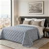 Dorian Home Trapunta Estiva Letto Singolo 100% Puro Cotone Certificato Sambuco Nocciola