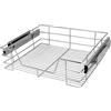 Casaria® Cestello Estraibile Sottolavello 60cm 20kg Cassetto Telescopico Metallo Guide Scorrevoli Cucina Cestelli Cucina Cassetti Estraibili