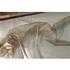 Russo Tessuti Tovaglia Trasparente Glitter Oro Plastificata PVC Cucina Varie Misure-140x450