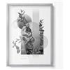 Generic Cornici per Quadri 50x70 cm Argentata Laminato Acrilico al Poster e Foto Telaio in Plastica Decorazione da Parete Infrangibile Alta Qualità Plexiglass