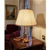 Generico LUME GRANDE CLASSICO ORO CRISTALLO 1 LUCE FRC 4625/40 e.c.o LAMPADA DA TAVOLO E COMODINO