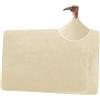 BXFUL Copriseduta Divano Elasticizzato in Velluto Fodera per Cuscino ad Alta Elasticità Cuscino per Divano Fodera per mobili Coprisedile per Divano Fodere per Cuscino (Grande 2 Posti,Beige)