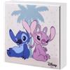 VALENTI & CO. Disney Baby - Stitch & Angel - Luce Notturna per Bambini, Lampada da Compagnia a LED da comodino, Ideale per la Cameretta