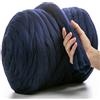 MeriWoolArt® 100% Merino Lana XXL Filato di Lana Grosso 4-5cm, Filato Spesso Soffice, Feltro di Lana ad Ago, Infeltrire la Lana, Bagnato, Fai Da Te Coperta Grossa di Lana