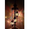 generic Lampada turca, lampada da terra, mosaico, marocchino, orientale, multicolore, miscela di 3 lampadine